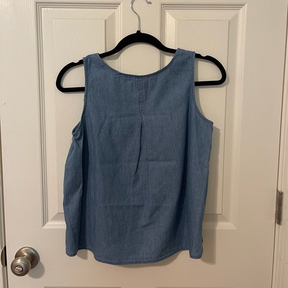 NWT Chambray Tank​ - Picture 2 of 3